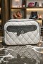 Women's Quilted Crossbody Bag Waterproof Buzzy Fabric Zippered 3 Compartment Shoulder Bag - 6