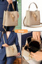 Women's Long Crossbody Bag with 3 Compartments, Shoulder & Hand Bag (24X17 cm) - 2