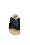 Men's Flat Sole Cross Gel Slippers - 6