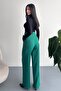 Women's Palazzo Trousers Oversize Original Cut - High Waist Wide Leg Office and Casual Chic - 6