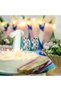 Safari Concept Cute Animal 1 Year Old Cake Decoration Set of 6 - 2