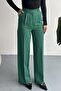 Women's Palazzo Trousers Oversize Original Cut - High Waist Wide Leg Office and Casual Chic - 2
