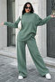 mock neck knit set - 4