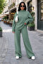 mock neck knit set - 3