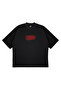 Unisex Women's Men's Red Seat Front Printed Oversized Thick Fabric Relaxed Cut Cotton T-Shirt - 3