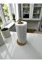 Bamboo Round Paper Towel Holder Napkin Holder - 3