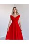 Women's Short Sleeve Double Breasted Collar Skirt Flounce Crepe Dress - 2