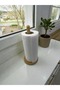 Bamboo Round Paper Towel Holder Napkin Holder - 6
