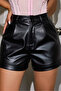 Women's Leather Shorts - 4