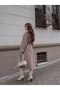 Striped Belted Cashmere Coat - 6