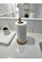 Bamboo Round Paper Towel Holder Napkin Holder - 5