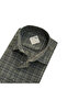 Linen Classic Long Sleeve Two Pocket Flap Blue Dad Shirt (Regular Fit) - 2