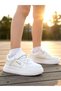 Unisex Children's White Finster Sneaker Velcro Light Sole Comfortable Sports Shoes - 3