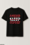 تي شيرت للجنسين مقاس كبير I Need Sleep Coffee