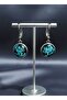 Steel Earrings with Real Flowers - 3
