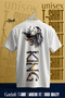 Unisex King Lion Back Print T-Shirt