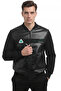 Black Slim Fit Men's Faux Leather Jacket / Coat – College Collar Combed Cotton Sleeves Jacket Coat 2600738 - 5