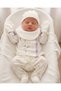 Baby Girl 5-Piece Butterfly Patterned Hospital Outfit Set, 100% Cotton Newborn Bodysuit