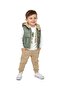SLIM FIT! Boys 1-2-3-4 Years Transitional Puffer Vest, 3-Piece Stylish Holiday Outfit Set