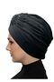 Ripped Lined Embroidered Black Lace Motif Ready-made Hijab Hijab Evening Dress Bonnet - 6