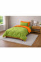 طقم نوم ناتشورال رانفورز فردي - أخضر - برتقالي - 2