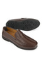, Men's Genuine Leather Casual Shoes 1611065Z301 Brown - 4
