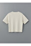 Crew Neck Printed Oversize Women's T-Shirt - 6