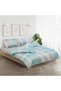 King Size Cotton Bedding Set 92 GSM - Square Pattern - 3