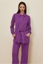 Pants and Belted Track Suit Set 45245 - 2