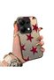 Redmi Note 13 Pro 4g Compatible Hard Acrylic Back Silicone Edge Lens Protection Five Star Pattern Case