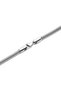 Tide Mesh Necklace Silver 2.8 - 4