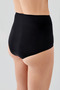 High Waist Corset Panties C19304 Black - 4