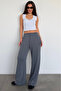 Smoked Wide Leg Barrel Fit Sweatpants Mg2646 - 5