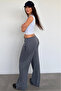 Smoked Wide Leg Barrel Fit Sweatpants Mg2646 - 4