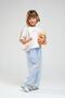 4-8 Years Old Seashell Sugar Girls' Set-Ice Blue - 4