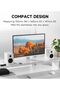 M60 Compact 2.0 Desktop Speakers, Bluetooth 5.3, USB-C/AUX, 66W Hi-Res, White Gaming Audio - 2