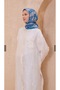 وشاح ناعم فاخر بنمط هندسي - 2