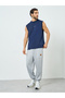 Men Grey Relaxed Fit Joggers - 2