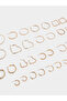 Pack of 16 - Gold Hoop Earrings - 3