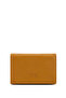 Men's Genuine Leather Dark Mustard Card Holder