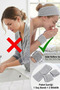 Set of 3 Soft Textured Face Washing Wristbands and Hair Bands - Skincare & Makeup Headband - 3