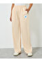 Women Beige Wide Leg Joggers - 3