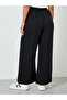 Women Black Wide Leg Trousers - 4