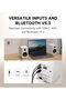 M60 Compact 2.0 Desktop Speakers, Bluetooth 5.3, USB-C/AUX, 66W Hi-Res, White Gaming Audio - 5