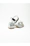 44 Silver Stone Girls' Heeled Evening Dress Shoes - 4