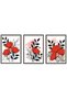 Table with Static Cling Feature - Poster Flower (Model- 48) - 2