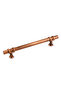 Furniture Drawer Cabinet Door Handle Stainless Durable Design Handles 192 mm Soft Antique Metal - 2