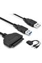 USB 3.0 to Sata Cable Converter 2.5-3.5 Inch Hdd Ssd 4Tb Supported |   Rxd339U3 - 7