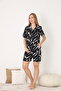 Women's 100% Cotton Short-Sleeve Shorts Pajamas Set 19105 - 4