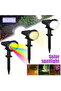 RGB Light Bright 9LED Outdoor Solar Spotlight Waterproof Landscape Light for Garden Yard Pathway Dri